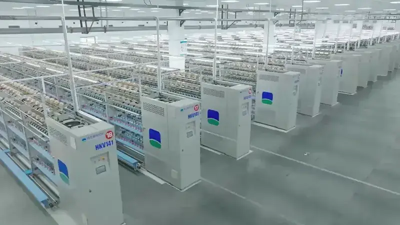 Máquina recubridora de hilo con elastano, HKV141A